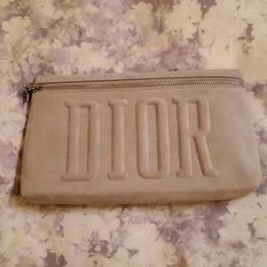DIOR Velvet Clutch / Cosmetic Bag